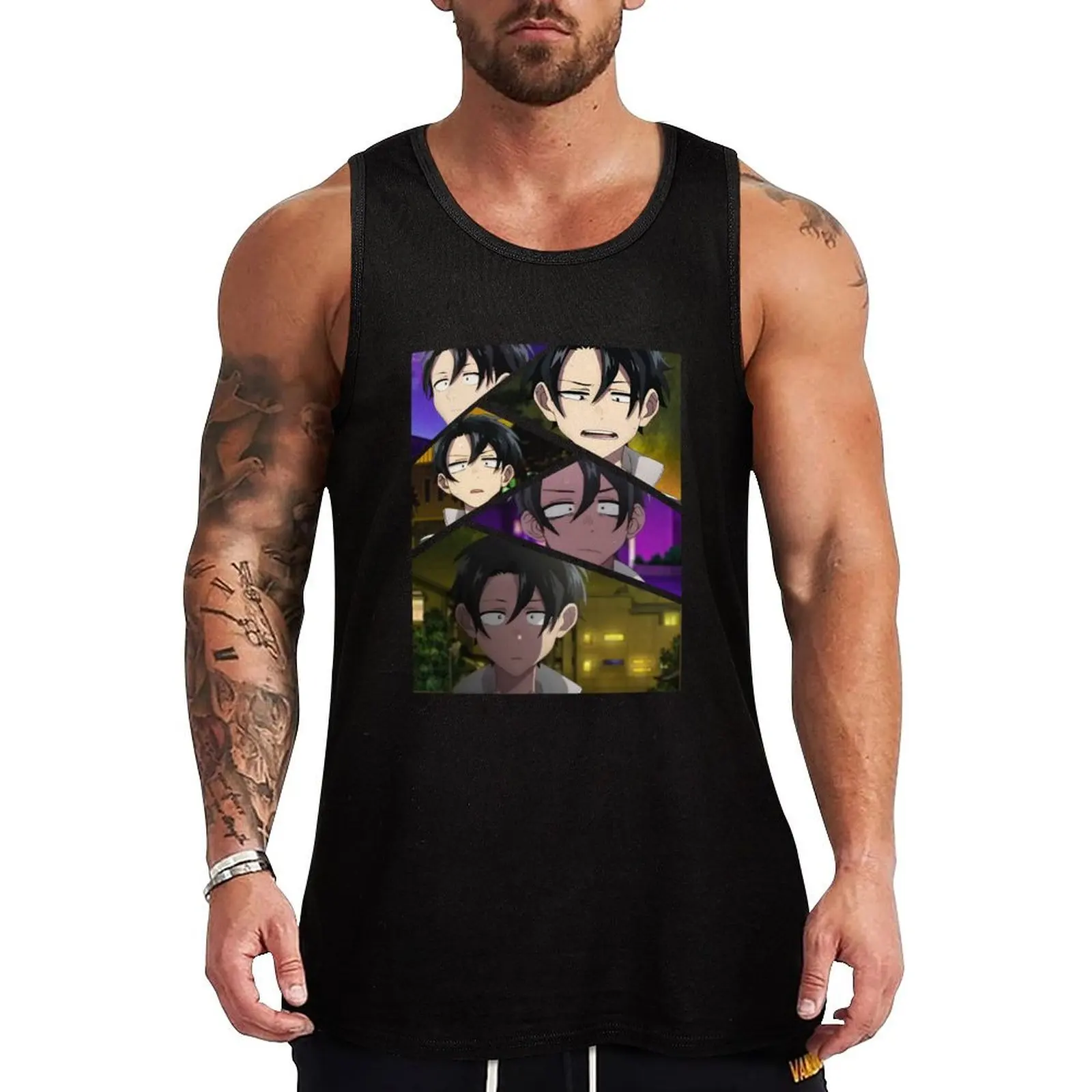 

Kou Yamori Tank Top Men's clothing summer clothes man 2025