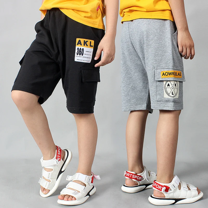 IENENS Kids Baby Boys Sports Pants Children Cotton Clothing Shorts Clothes Boy Girl Short Trousers 5 6 7 8 9 10 11 12 13 Years