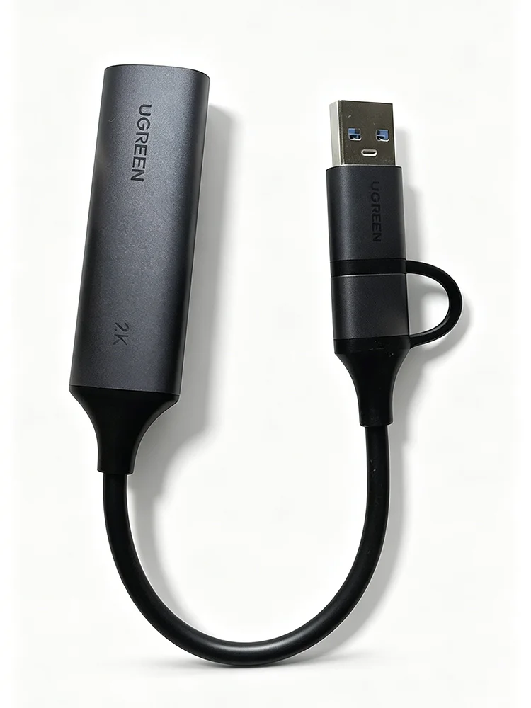 UGREEN 2K@30Hz 1080P Video Capture Card 4K Input HDMI to USB 3.0 A and USB C Capture,Low Latency Capture Card for Streaming Game