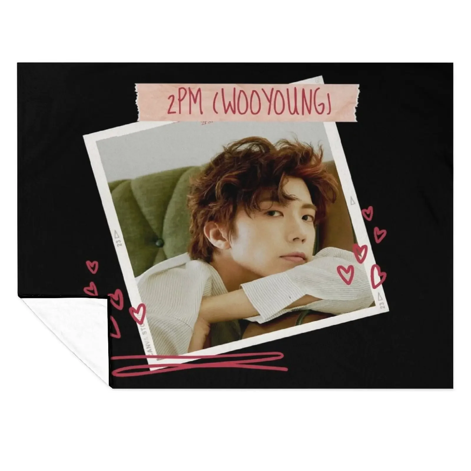 

PM - 2PM Comeback wooyong Throw Blanket Sofa Throw Picnic decorative Sleeping Bag Blankets