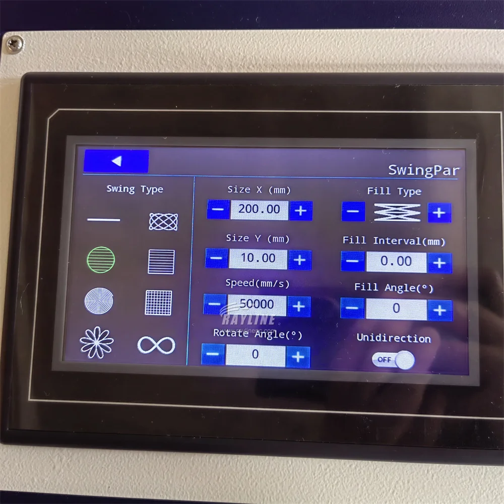 dual axis 300mm 800mm laser cleaning machine rust paint removal machine 2000w 3000watts