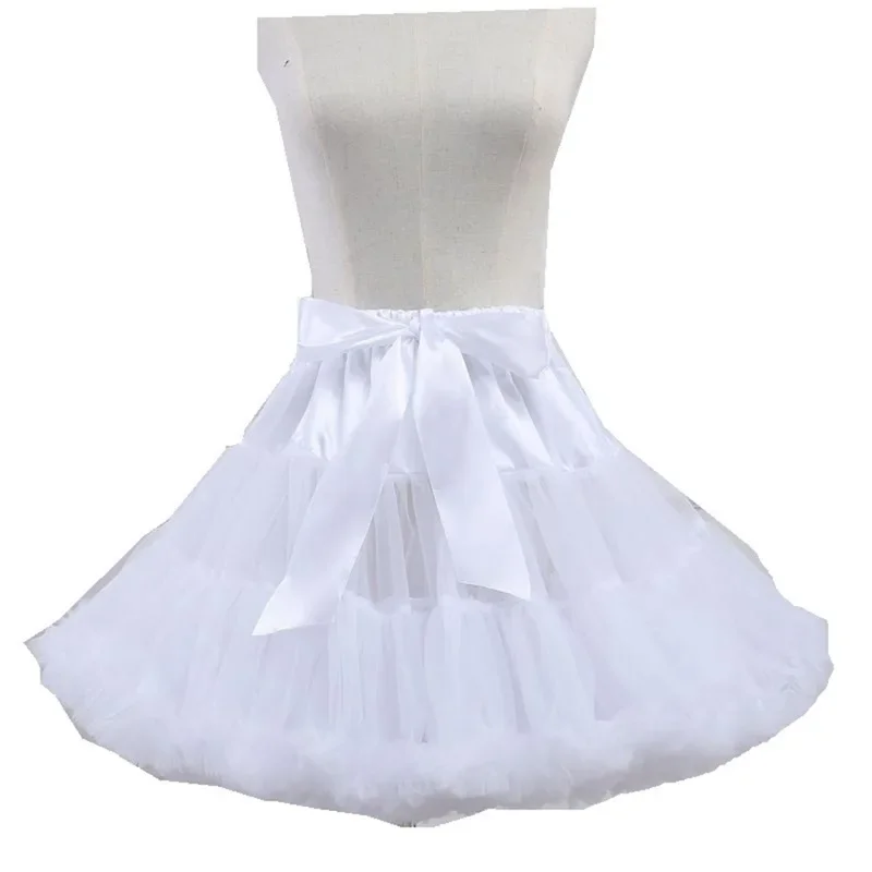 Lolita Cosplay Jupon pour Femme, Ligne A, Tutu Bouffant, Jupe en Tulle Superposée, Jupon de brevde Ballet, Grand Nministériels d Papillon, Sous-Jupe