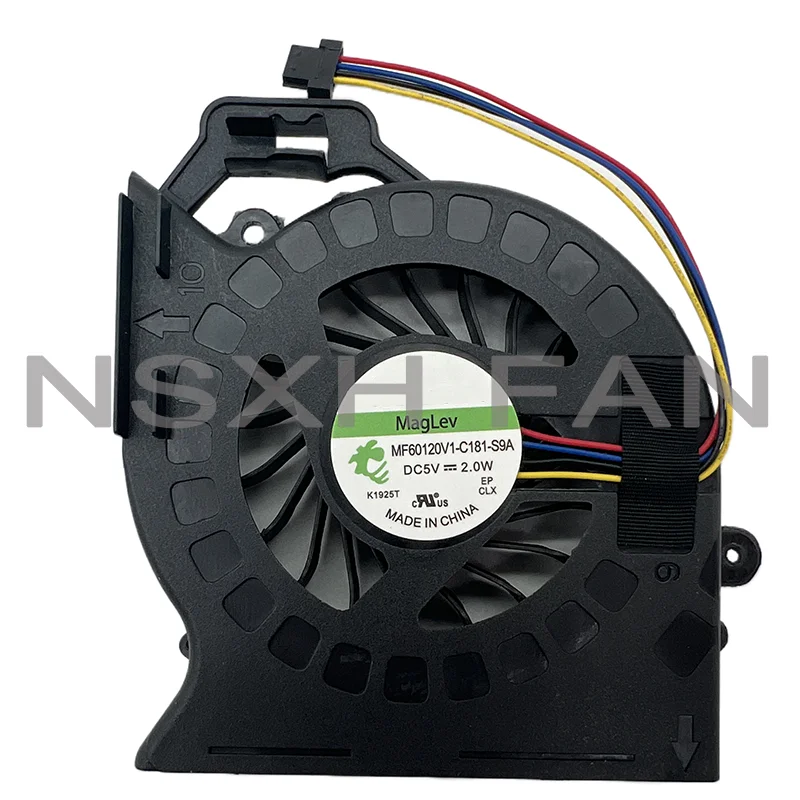 Ventilador CPU para DV6, DV6-6000, DV6-6050, DV6-6090, DV6-6100, DV7, DV7-6000, MF60120V1-C181-S9A, MF60120V1-C180-S9A,, Novo