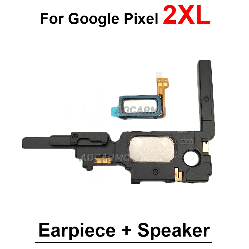 Earpiece Ear Speaker + Bottom Loudspeaker Buzzer Flex Cable For Google Pixel 2 3 4 XL 5 4xl 4A Replacement Parts