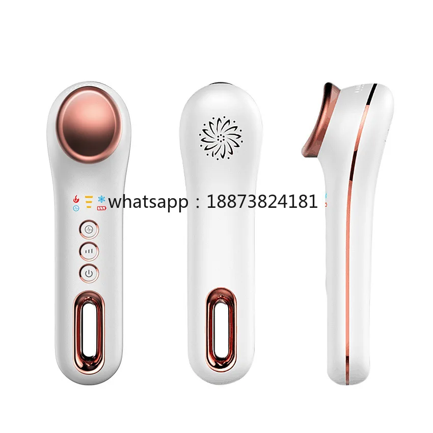 

Hot Selling Factory Rechargeable Facial Massager with Heating/Cooling and Vibration Eye Massage fast shipping