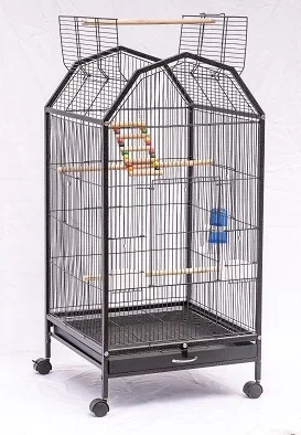 Wholesale of multi-functional group bird cages, tiger skins, and high-end bird villas for pet cages directly supplied by manuf