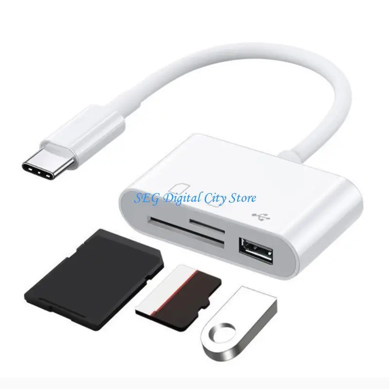 U75b Versatlity USB C Trình đọc thẻ nhớ cho thẻ lưu trữ khác nhau Độ bền toàn