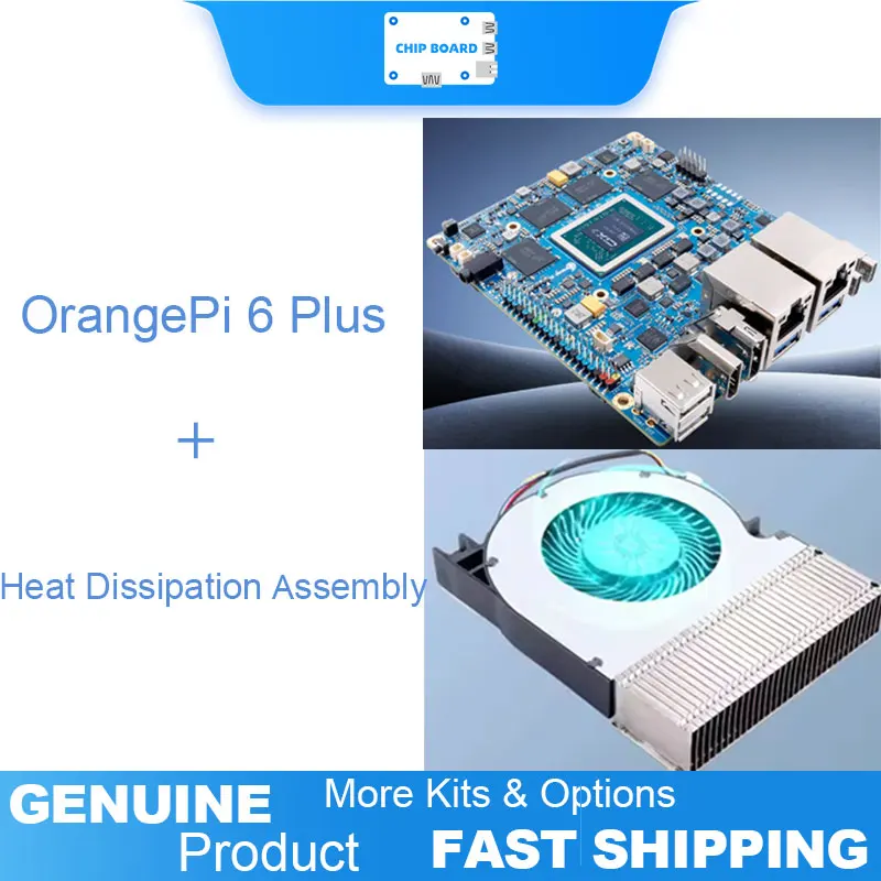 O computador de placa única Orange Pi 6 Plus possui memória DDR5 de 16-32 GB, 45 TOPS NPU e suporta Linux/Android/Windows/ROS2 operat