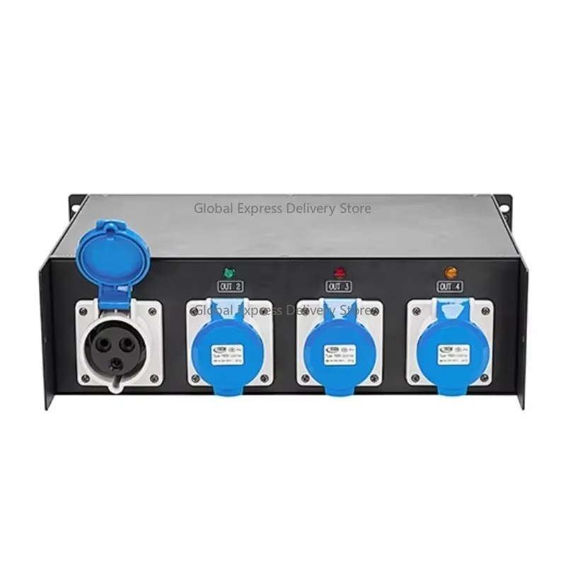 

4-Road Power Distro - 32A 3-Pin Outputs with 32A 5-Pin Input & Output