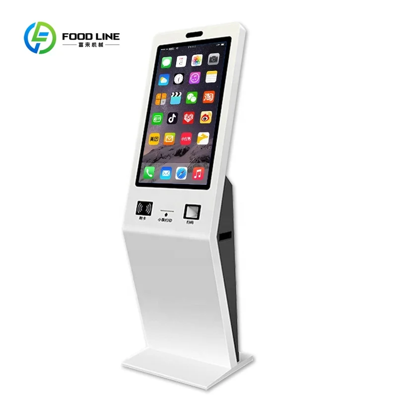 Customized Floor-standing 21.5 Inch Self-service All-in-one Machine Self-service Payment Scanning Touch Printing Payment Kiosk