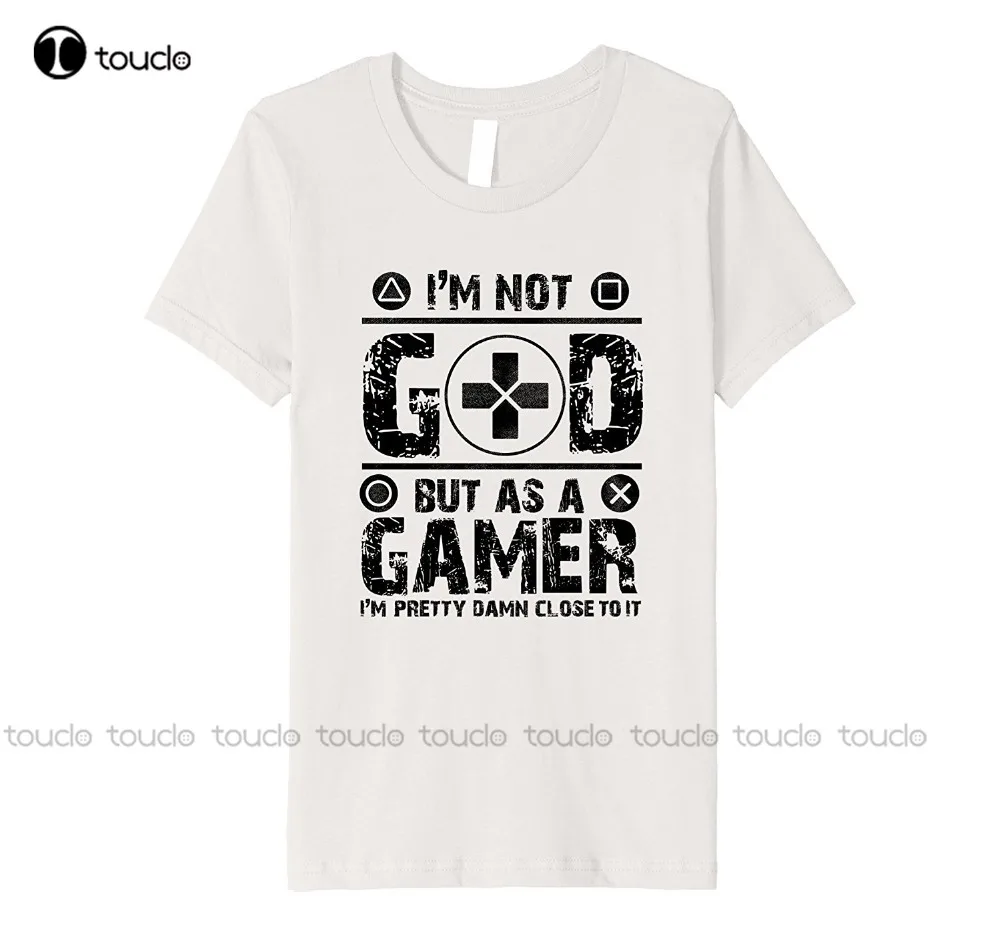 Brand New Summer Mens Short Sleeve Gaming God Shirt - Pro Gamer Funny Retro Gaming T Shirt Tee Xs-5Xl Unisex Aldult Teen