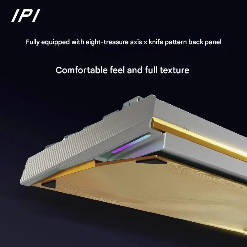 IPI Aurora Platinum 8K Collection Edition Gemini ثمانية كنز 65 محور مغناطيسي ألعاب العودة لوحة المفاتيح الميكانيكية استقرار