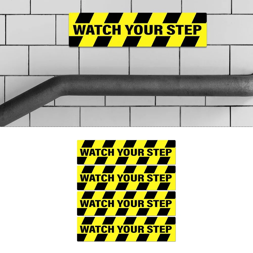 Slip Floor Tape For Stairs Stickers Non Slip Hazard Tape Yellow Safety Stair Stickers Pvc Material  Slip Floor