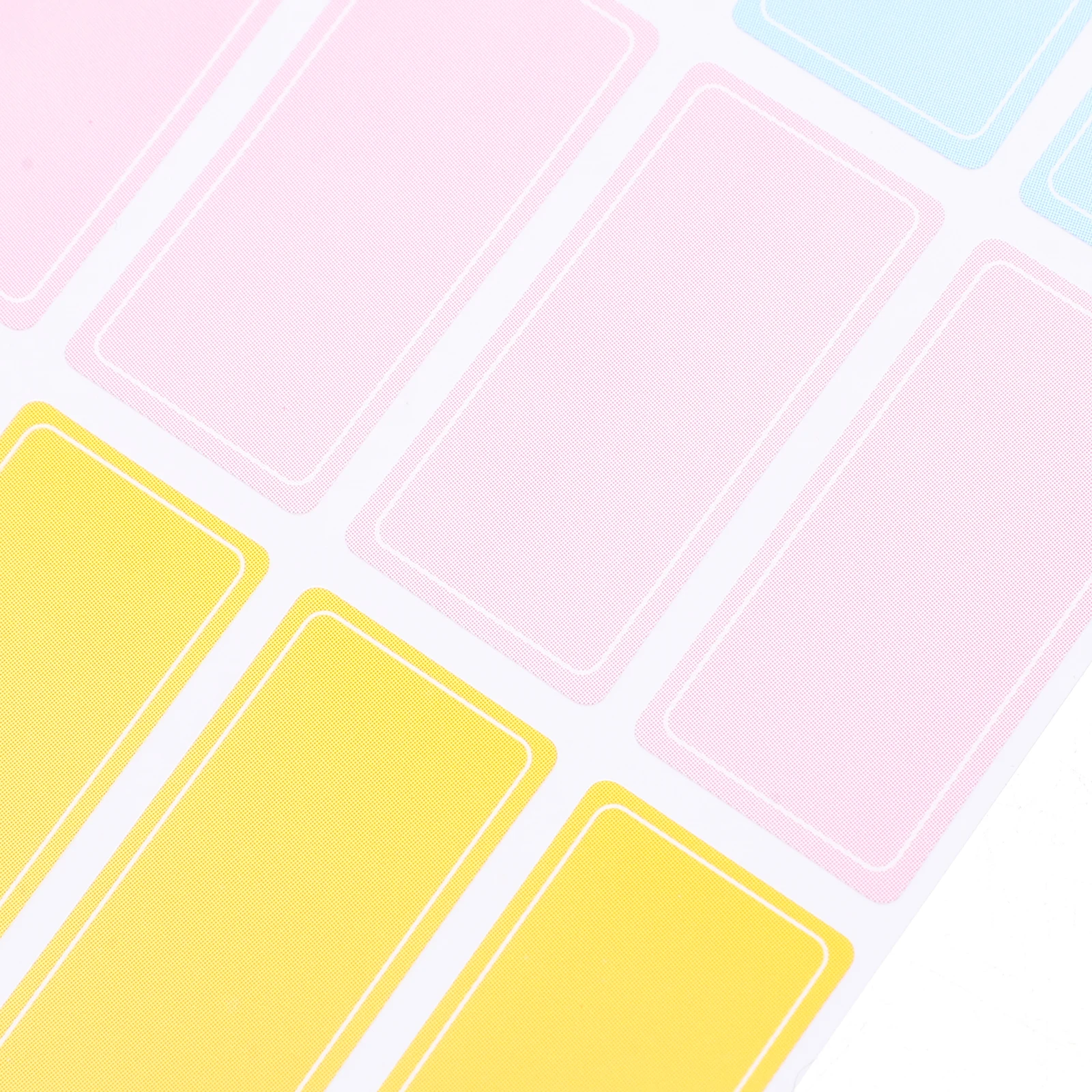 

Waterproof Label Sign Stickers Name Tag Sticky Coloured Plain Blank Self-adhesive Tags