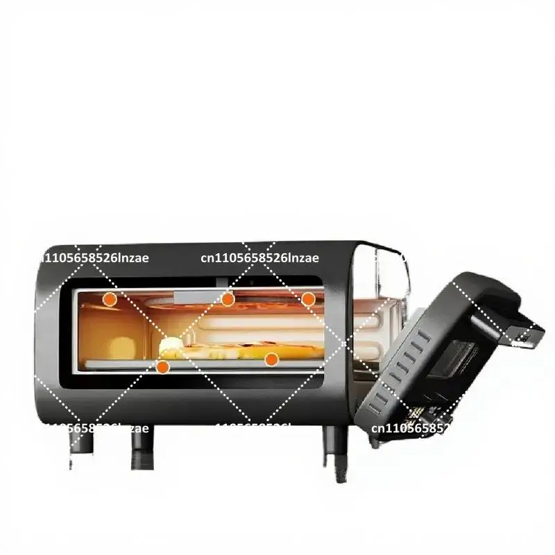 Pizza Oven 1700W Large Capacity Electric Oven for Home Baking, Multifunctional Countertop Cooker