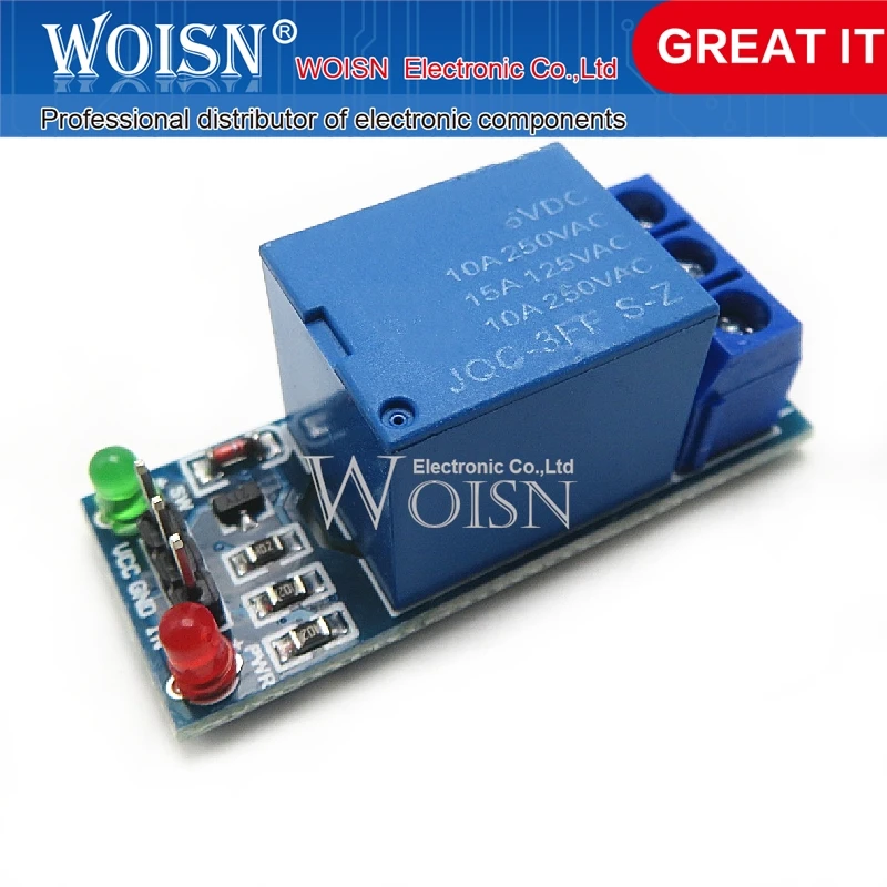 1-way relay module 5V low level trigger relay expansion board