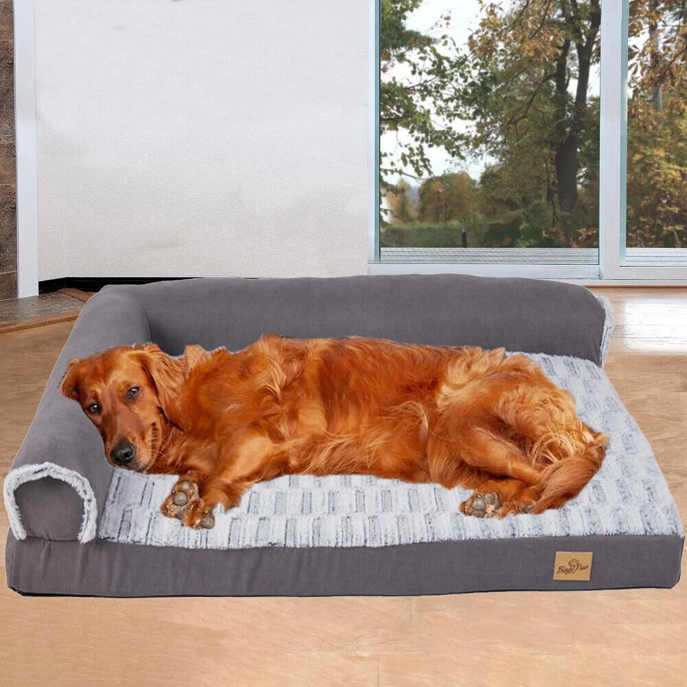 Cama ortopédica para perros XXL y XL, sofá con funda lavable