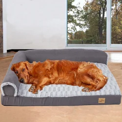 Cama ortopédica para perros XXL y XL, sofá con funda lavable