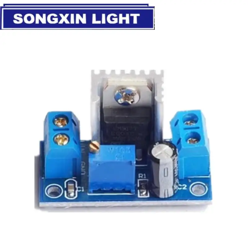 

1PCS LM317 Adjustable Voltage Regulator Power Supply LM317 DC-DC Converter Buck Step Down Circuit Board Module Linear Regulator