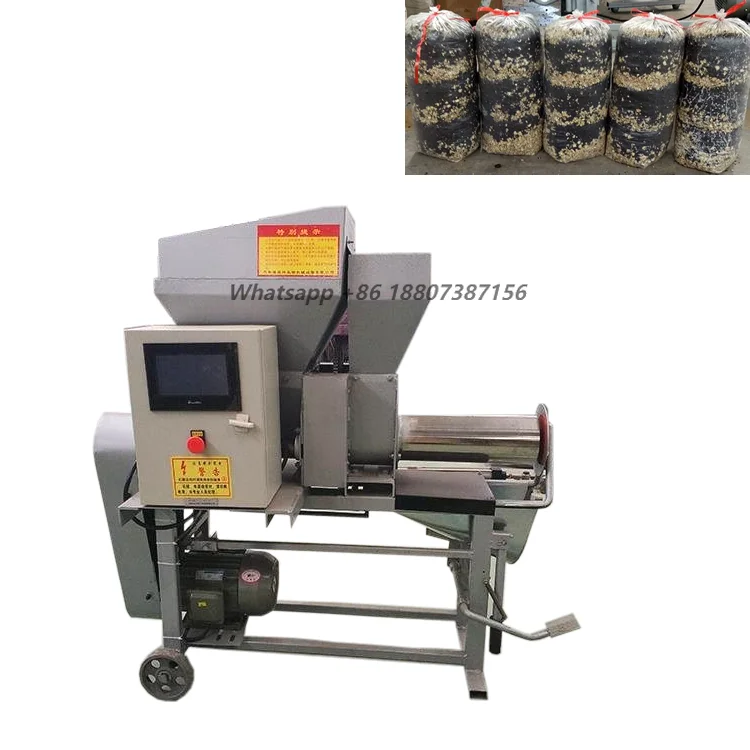Layered Bagging And Seeding Machine For Oyster Mushroom Clinker Cultivation Compatible