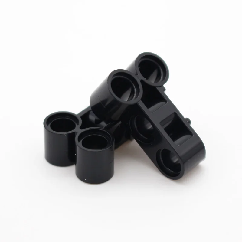 30pcs Technology Parts 32557 Pin Connector Perpendicular Double 3L Bricks Building Blocks Accessories Parts Compatible with Toys