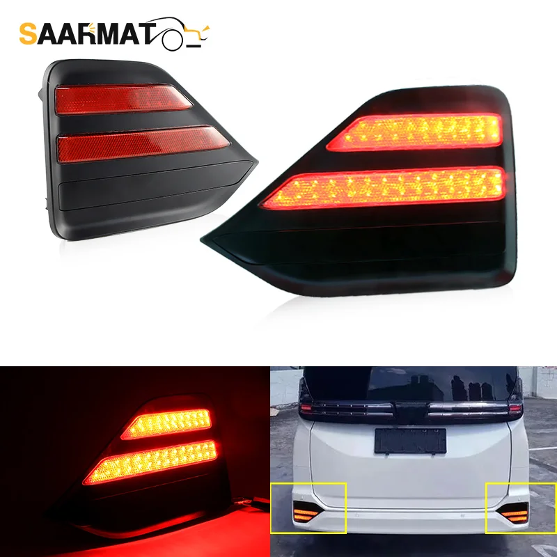 

2pcs For Toyota NOAH/VOXY 90 Series Car Accessories Car Rear Reflector Light Bumper Fog Light Brake Light