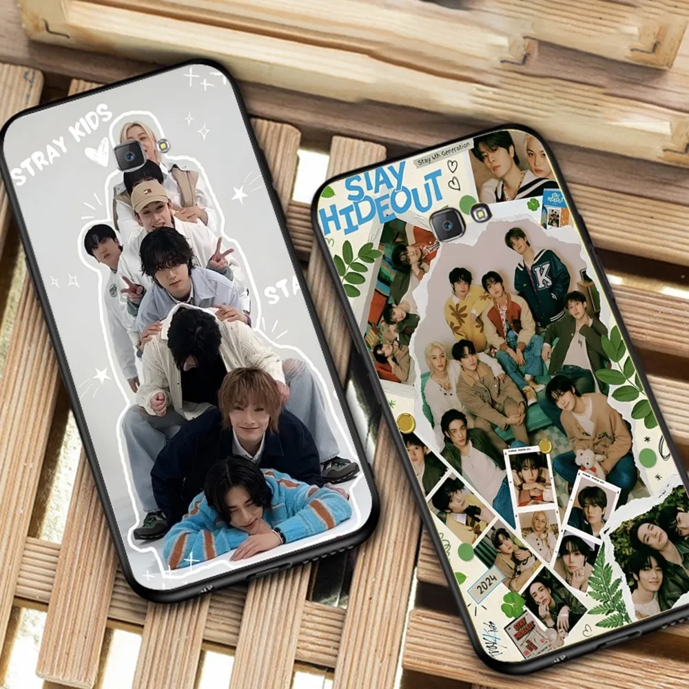 Kpop S-Stray K-Kids Black Silicone Phone Case For Samsung J 7 Plus 7core J7 Neo J6 Plus Prime J6 J4 J5 Mobile Cover