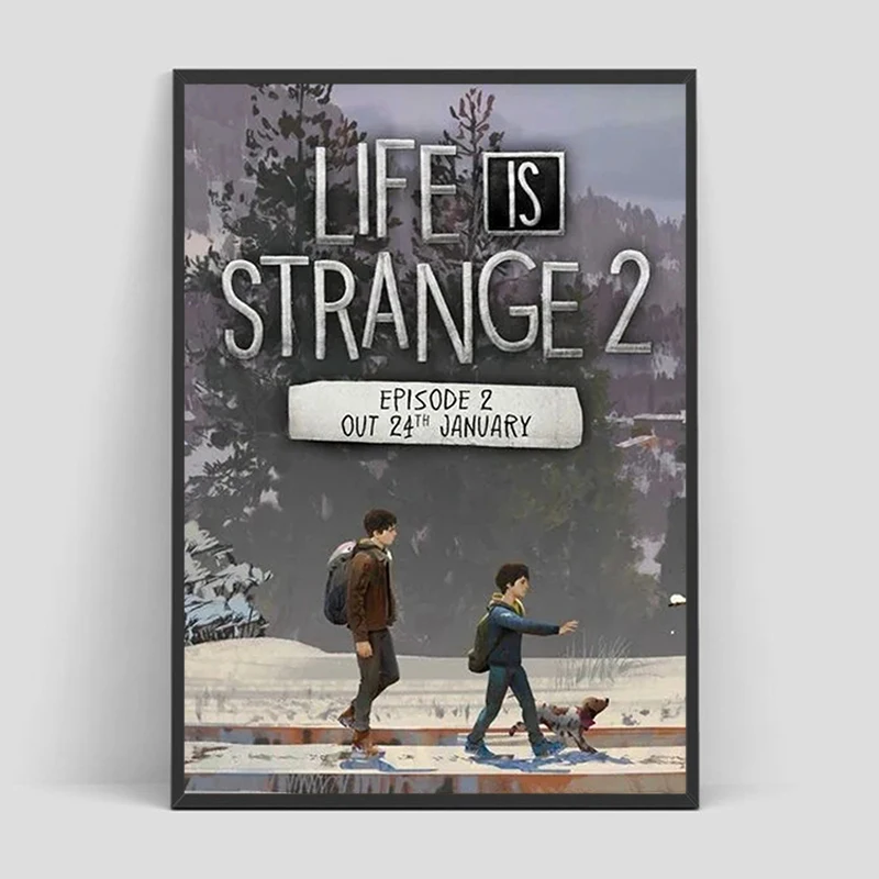 Life Is Strange 2 Decorative Painting on Canvas Decor for Room Decoration Interior Paintings Poster Anime Home Decorations Wall