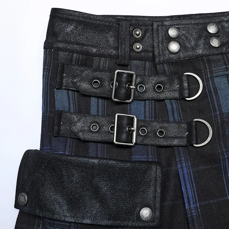 Kilt Uomo – Gonna Scozzese Retrò, Utility Kilt Per Festival E Abbigliamento Casual Gotico - copertina