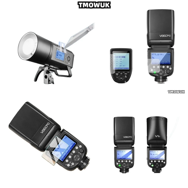 

For Godox X3 V100 V1 Pro V850 III V480 Flash Cover Film, Guards Against Accidental Drops.