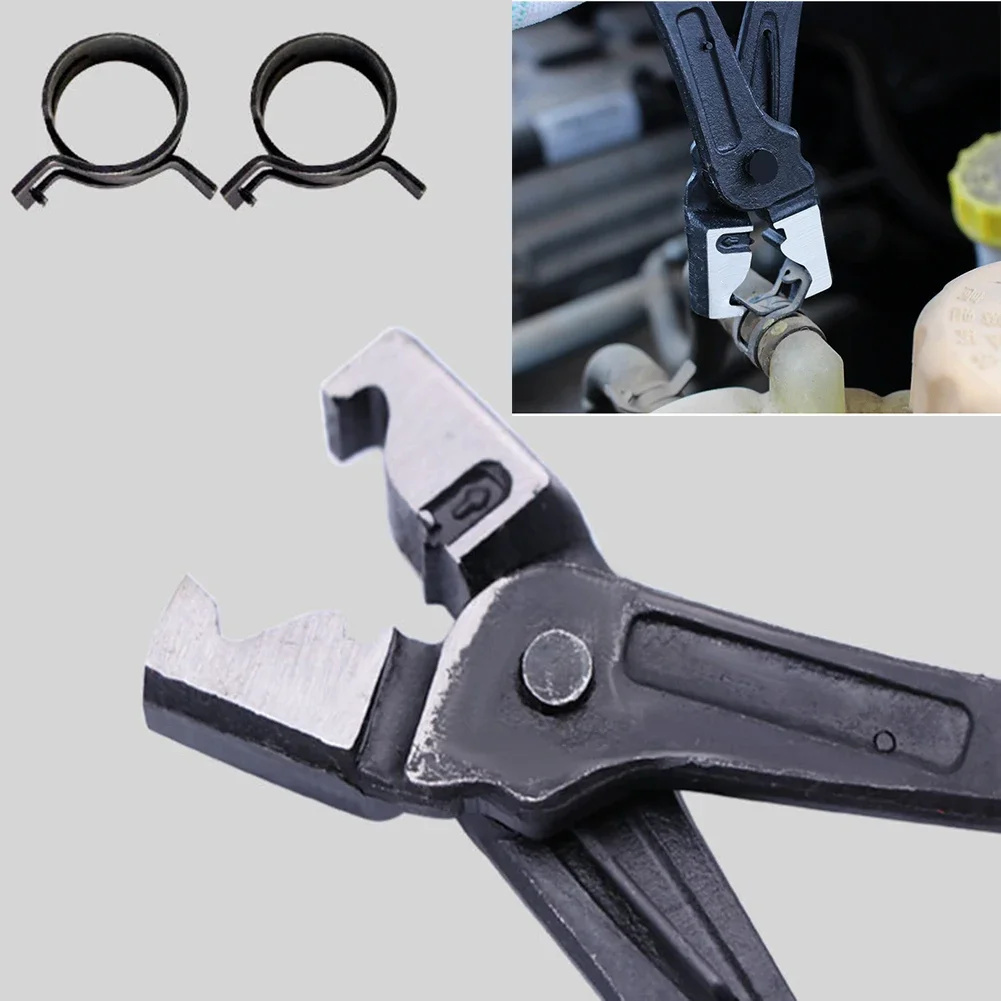 Professional Clamp Plier Clic-R Type Collar Hose Clamp Hand-held Oil Pipe Flat Band Ring Pliers Car Disassembly Tool