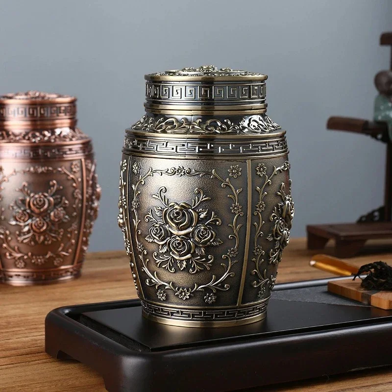 Container for Ashes Coffin Box Urns for Human Ashes Pet Memorial Keepsake Urns Metal Cremation Urns Small Animal Urn Funeral