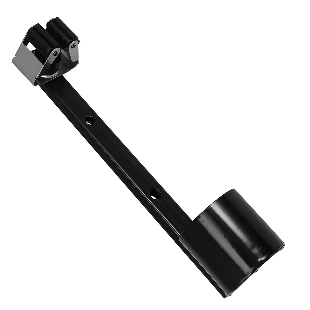 

Держатель трости, прочная металлическая стойка для костыля для инвалидной коляски, скутера, гладкая, простая установка, съемные аксессуары для переноски