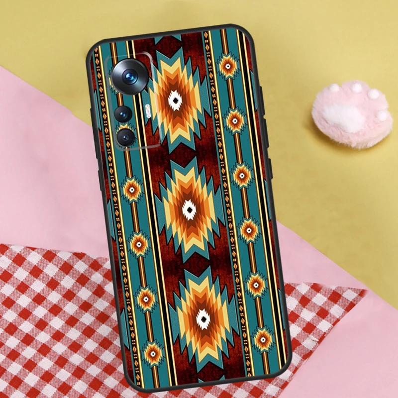 Tribal Ethnic Pattern Case For Xiaomi 13 13T Pro 12T 11T 12 Lite 12X POCO X3 X5 Pro X4 F4 GT M5 M5s F3 F5 Funda