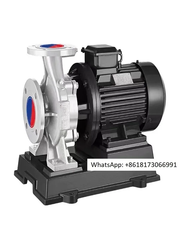 304 stainless steel pipeline pump anti-corrosion, acid and alkali resistant 380V vertical and horizontal centrifugal pump