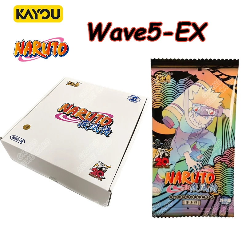 Genuine Kayou Naruto Cards Chapter of The Formation Vol.5 EX Packs Master Case Naruto Sasuke Anime Peripheral Collectible Card
