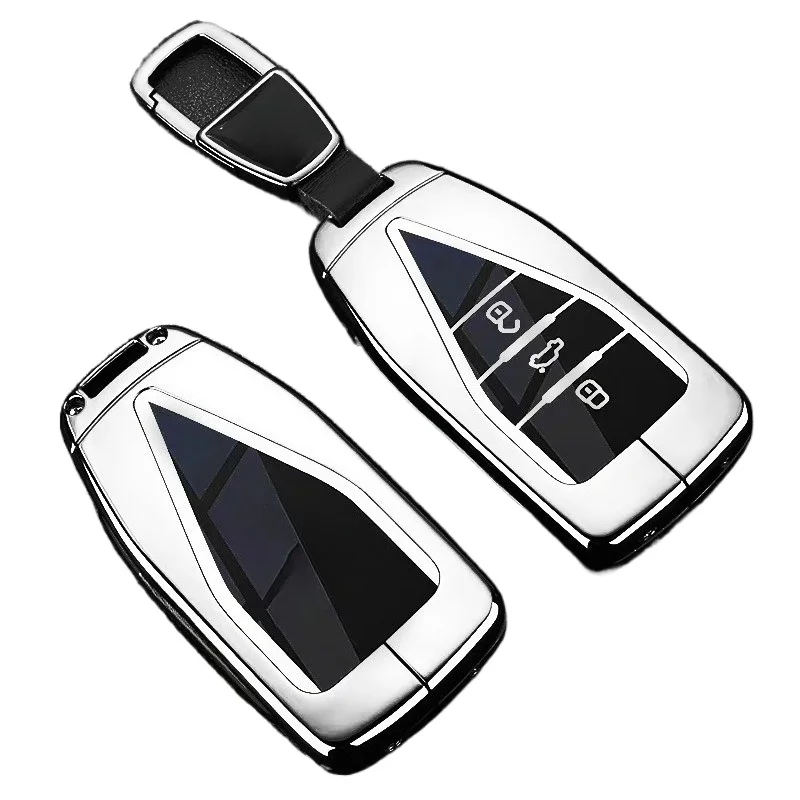 Protective Zinc Alloy Key Cover Case for Venucia Star/V DD-i/Hydrogen/VX6 (2026) - Key Fob Shell Keybag Keychain