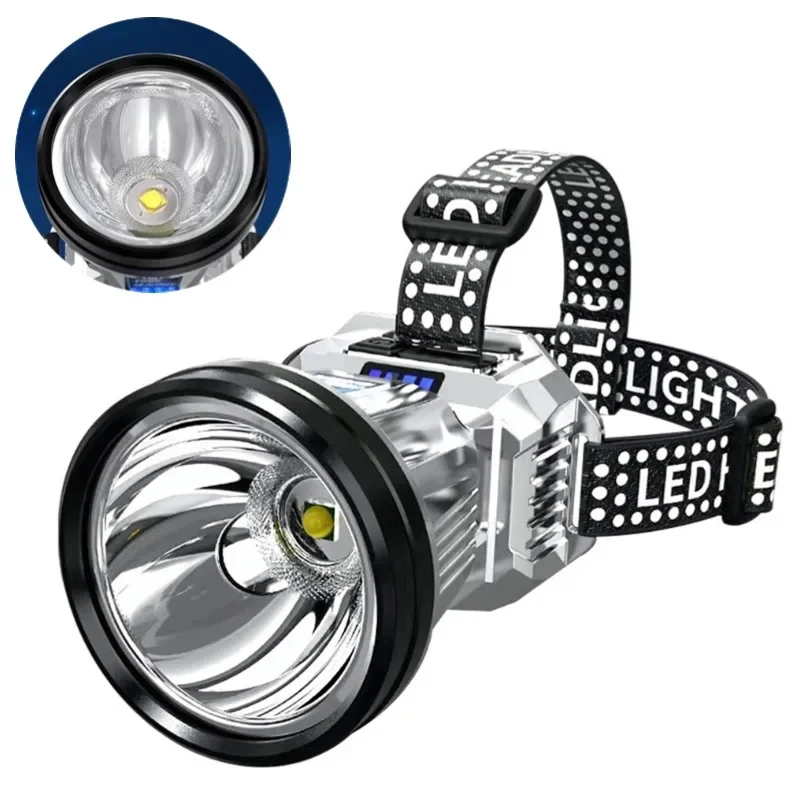 

LED Headlamp Rechargeable High-power Headlights High Brightness USB Charging Outdoor Head Flashlight Fishing Lamp