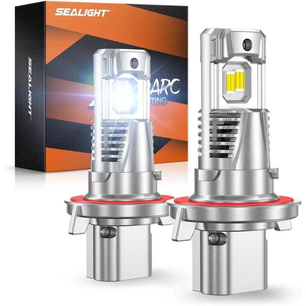 

9008 LED Headlight Bulb - 800% Brighter, 6500K Cool White, 46000LM, Dual Pack with Fan