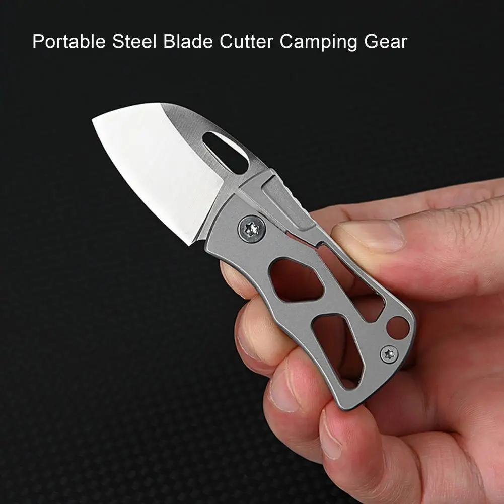 Portable Stainless Steel Shape Knife Camping Outdoor Survival Supplies Tools Foldable Pocket Knife Mini Knife Drop Shipping