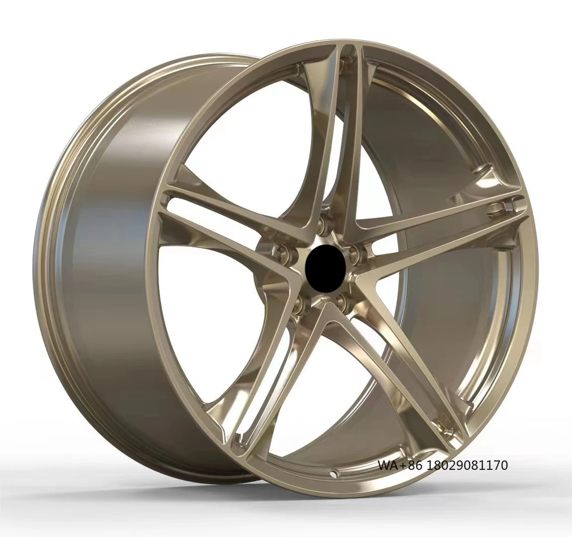 

Высочайшее качество на заказ 20*8,5 дюймов 5*114,3 кисть золотого цвета кованые автомобильные колеса диски для Ferrari