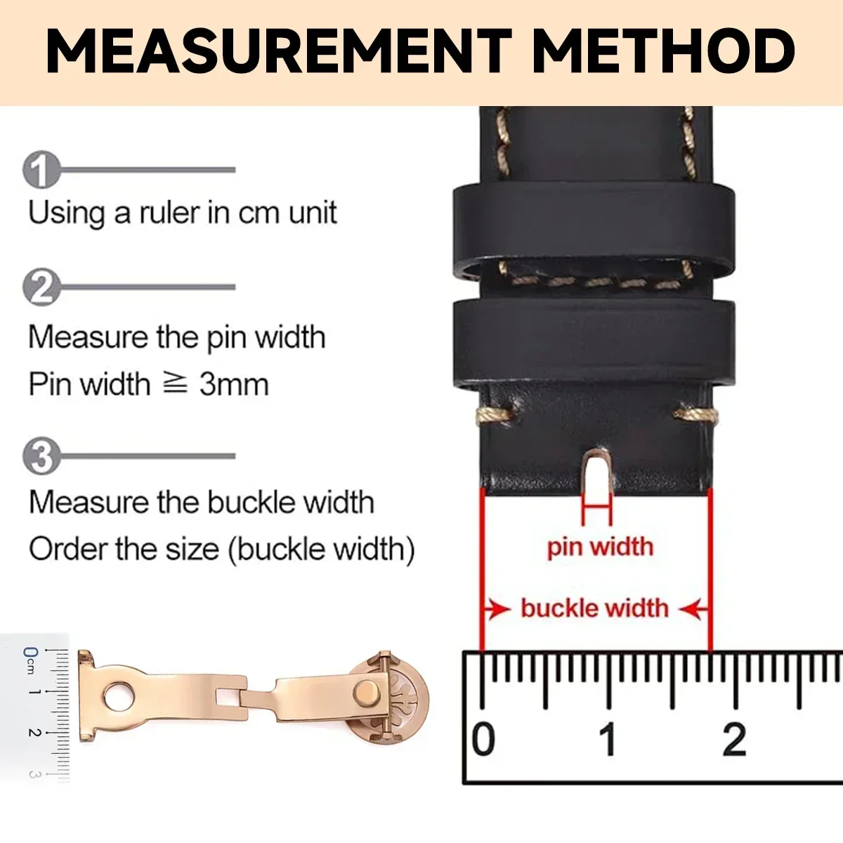 Watchband Metal Buckle Clasp For Stainless Steel Watch Clasp For PP Patek Philippe Watchband Buckles 18mm 20mm