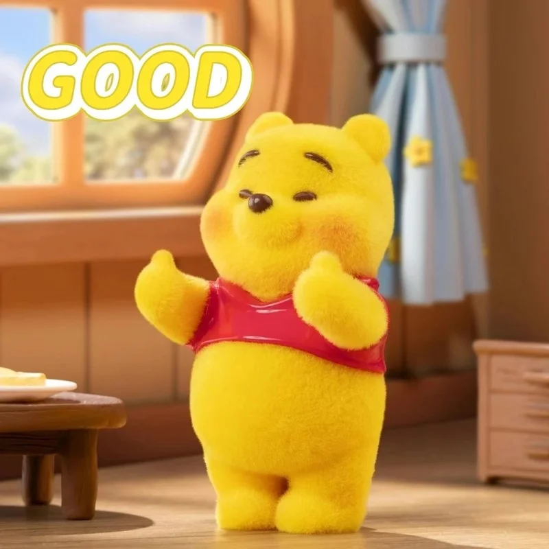 Echte Blindbox Winnie The Pooh Emoji-Serie Desktop-Ornament, exquisite und interessante Spielzeuge, niedliche Dekorationen, geheimnisvolle Box
