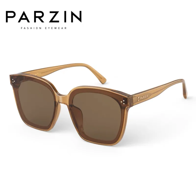 PARZIN Men Sunglasses Oversized UV Protection Driving Sun Glasses Ladies Shades  Black 91623