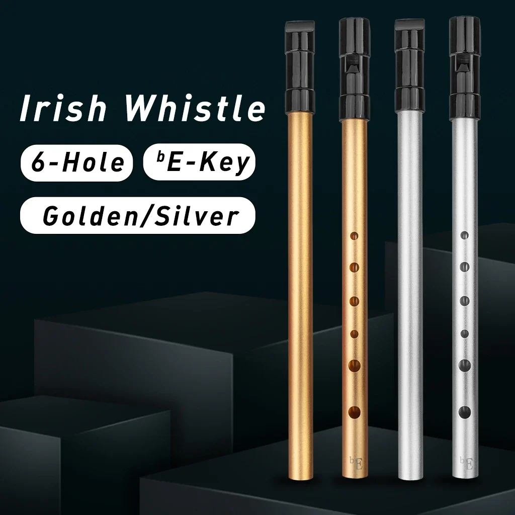 LOOK C/D/bB/bE Irish Whistle Flute Ireland Flute Tin Penny Whistle 6 Hole Flute Musical Instrument Mini Pocket Penny Whistle