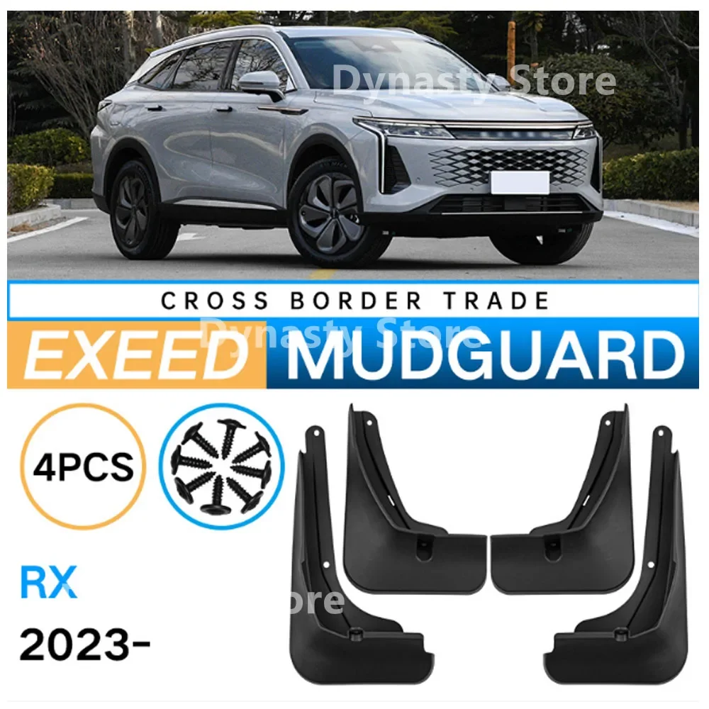 

Car Mudguards For Exeed RX YAOGUANG ABS Mud Guards Fender Flare Mudflaps Exterior Parts Auto Accessories