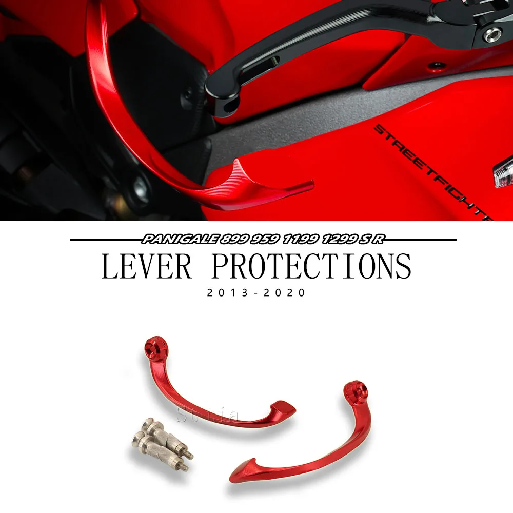 New Motorcycle Handlebar Protector Brake Clutch Protection Lever Guard For Ducati Panigale 899 959 1199 1299 2013 2014-2020
