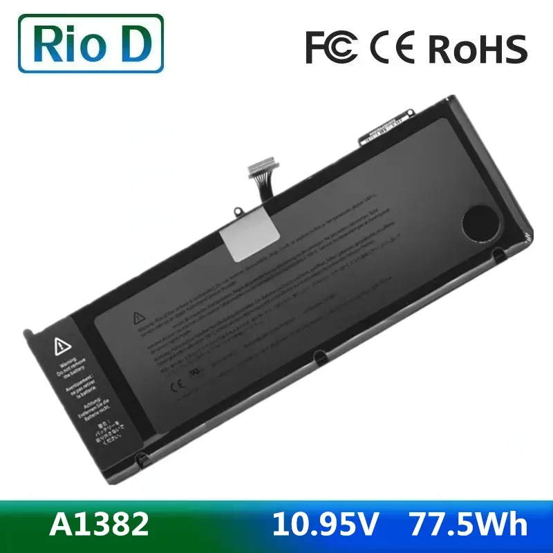 

New A1382 Laptop Battery for Apple MacBook Pro 15" A1286 2011 2012 Version MD318 MD322 MD103 MD104 MC721 MC723 MC847