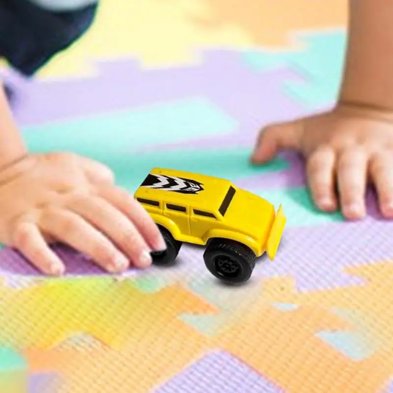 Trägheit Fahrzeug Spielzeug Set Mini Auto Spielzeug Hause Spielset Zurückziehen Auto Anti-Autos Spielzeug Track Spielzeug Zubehör Für jungen Mädchen