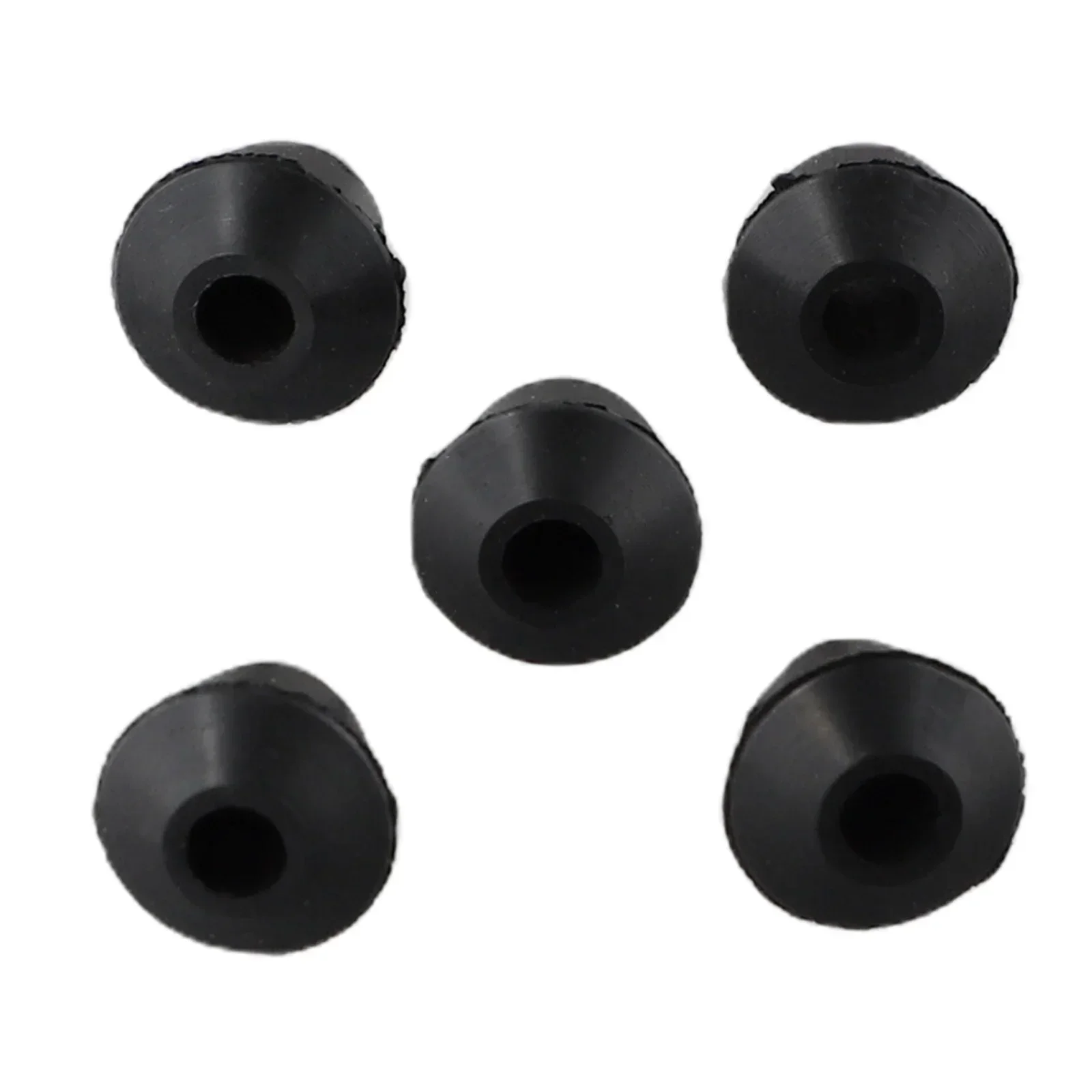 5 buah Grommet tangki bahan bakar 1 lubang 9mm cocok untuk STIHL BG75 FS40 HL75 TS460 KA85 KA120 KA250 KM85 PC75 BT121 SR340 suku cadang alat listrik